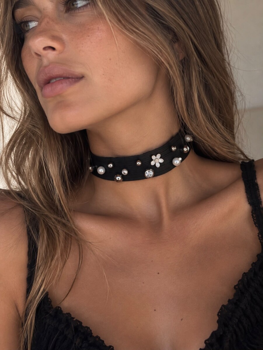 Chocker Ame - negro 