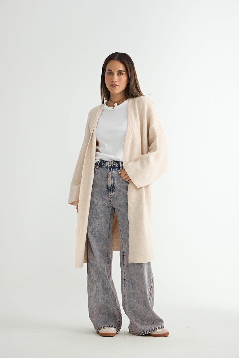SACO TEJIDO ALHELÍ - BEIGE 