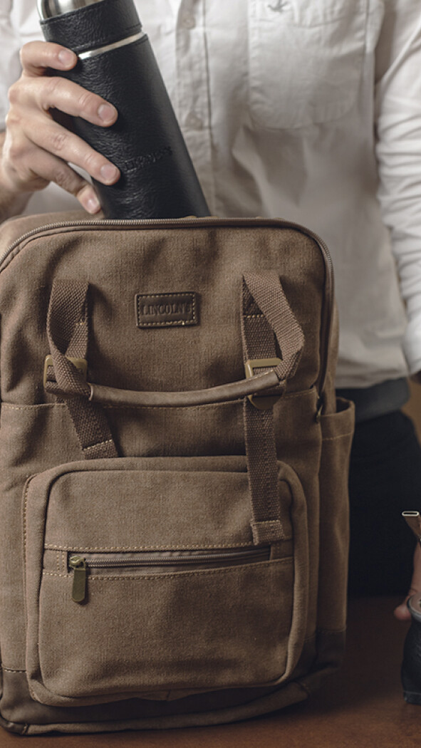MATERA MOCHILA LANIN CANVAS TOSTADO