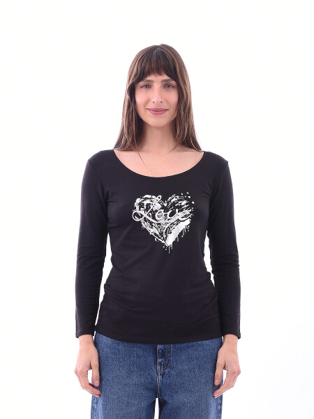REMERA NEW YORK NEGRO