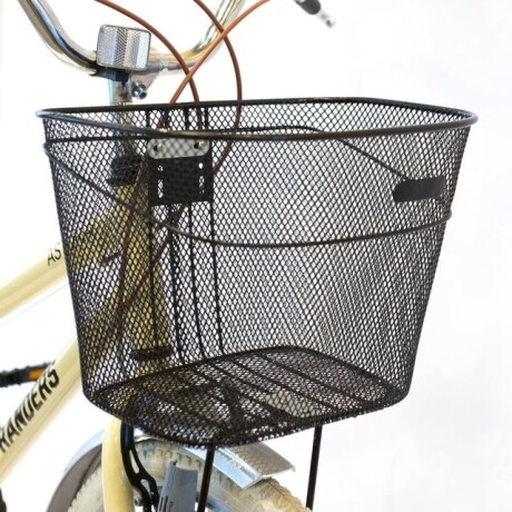 Bicicleta de Paseo Aluminio C/canasto R26 7V Crema 001