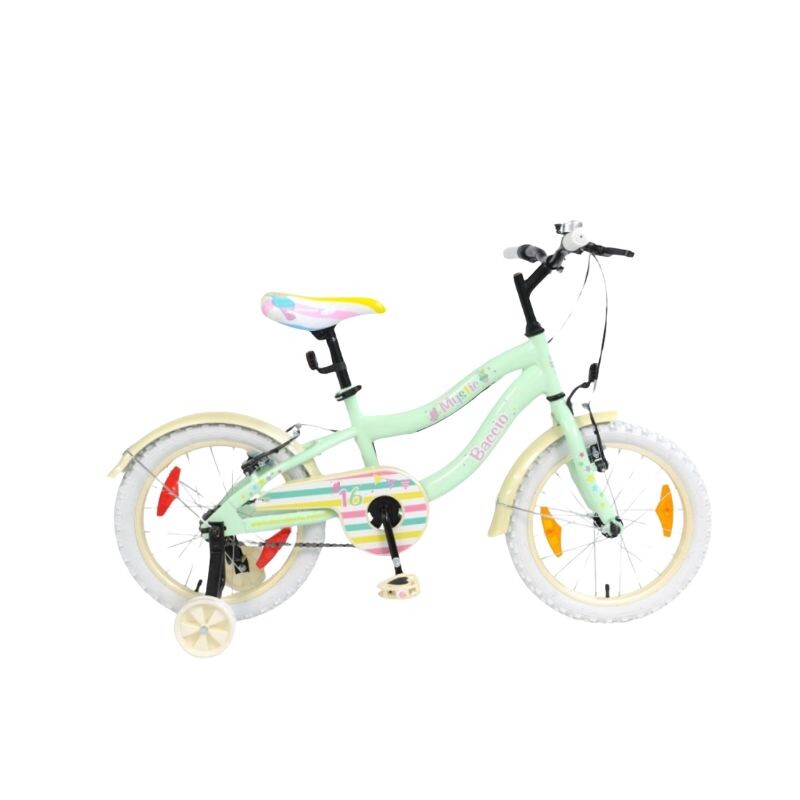 BICICLETA BACCIO MYSTIC RODADO 16 Rosa/amarillo