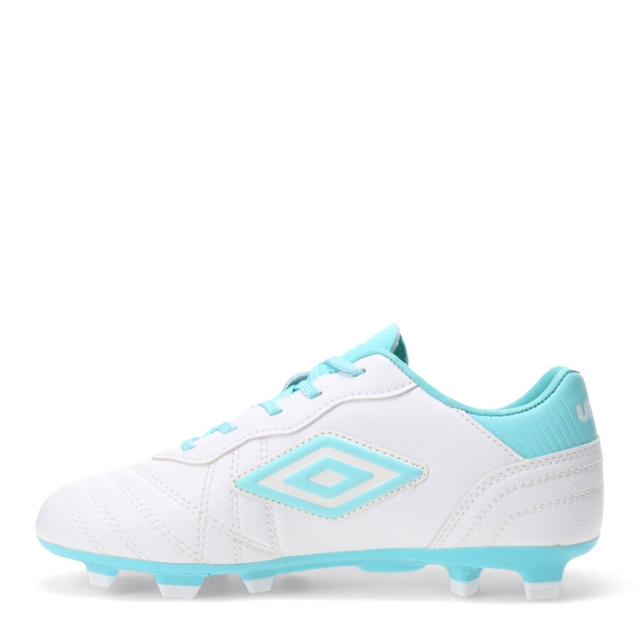 Championes de Fútbol 11 Infantiles Umbro Touch HG Blanco - Celeste