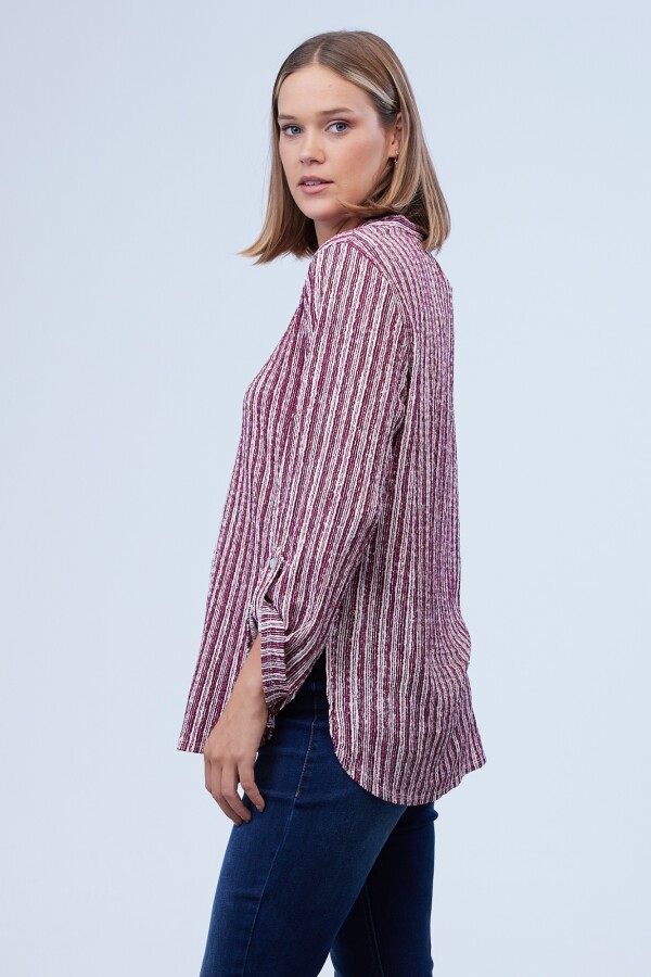 Blusa Casual BORDEAUX/MULTI