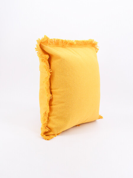 FUNDA DE ALMOHADON MOSTAZA