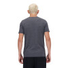 Remera New Balance Sport Essentials Heathertech de Hombre - MT41070BKH Negro