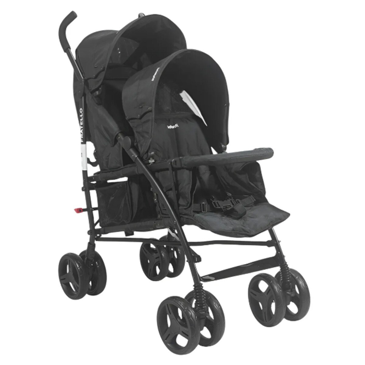 Coche Paraguitas Infanti YD300B Duo Fratello De Hermanos Ub - NEGRO 