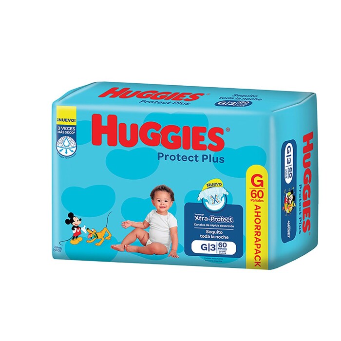 HUGGIES PROTECT PLUS GRANDE AHORRO NF PA única