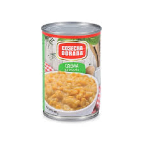 CREMA DE CHOCLO LATA 410 GR COSECHA DORADA CREMA DE CHOCLO LATA 410 GR COSECHA DORADA