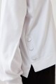 Sweatshirt con botones blanco