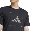 Remera Adidas Climacool Training Camo Logo Graphic Negro