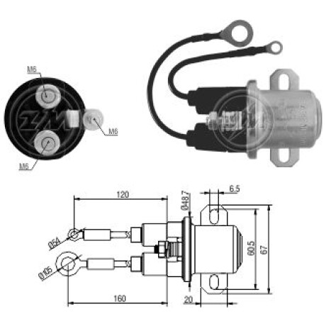 AUTOMATICO DE ARRANQUE - AUXILIAR CUMMINS M.BENZ D.REMY 29MT 24V=IM.70409 ZM AUTOMATICO DE ARRANQUE - AUXILIAR CUMMINS M.BENZ D.REMY 29MT 24V=IM.70409 ZM