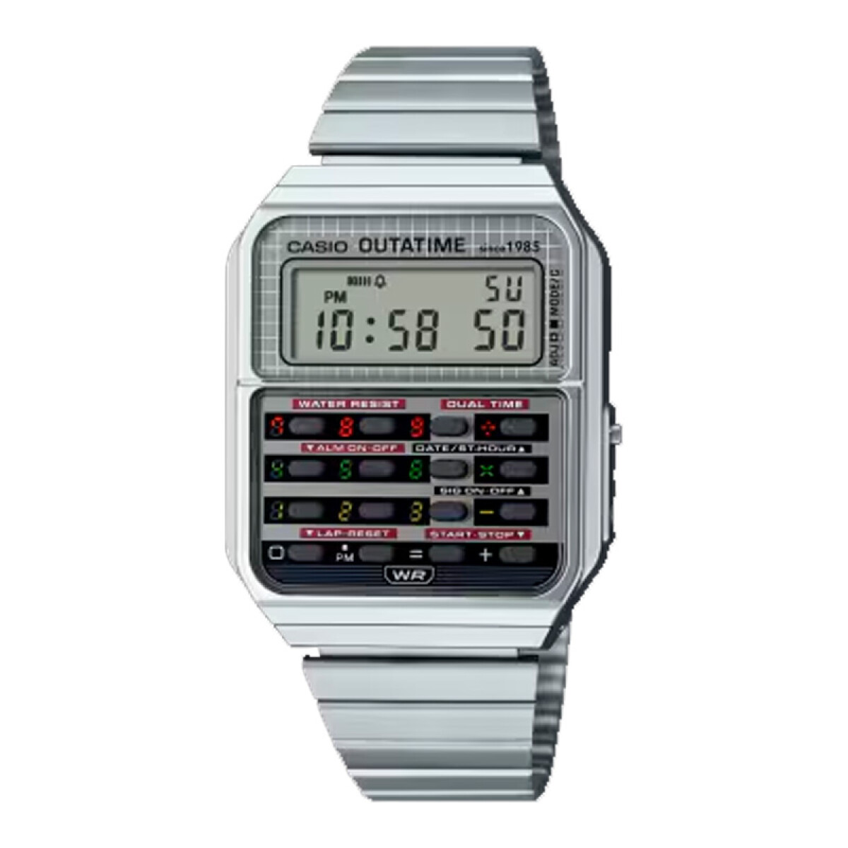 Reloj Casio Digital Edición Especial Volver al Futuro CA-500WEBF-1ADR 
