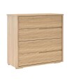 Comoda 4 cajones Moderna Hanover Frizz