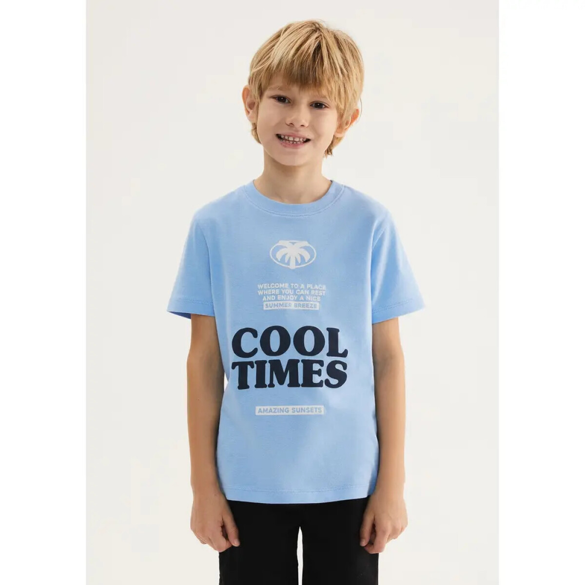 CAMISETA MM MASC - AZUL CLARO 