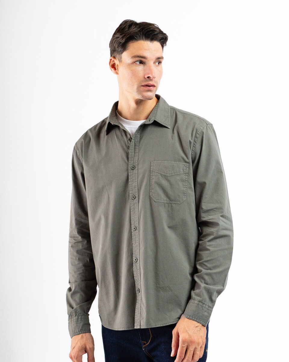 Camisa de Algodón Texas - Kaki 