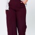 Pantalón Botones Bordo