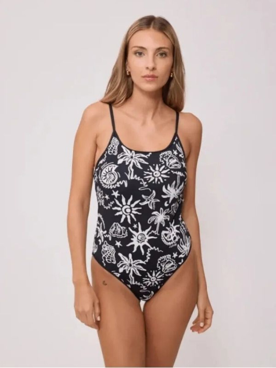 Malla Entera Rusty - Negro 