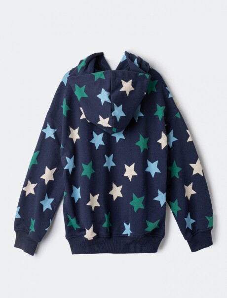 SUDADERA POLAR ESTAMPADA MULTICOLOR