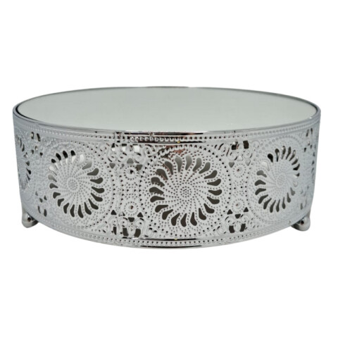 Soporte para Torta de 25CM Plateado Soporte para Torta de 25CM Plateado