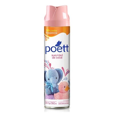 Desodorante de Ambiente Poett Aerosol Suavidad de Bebé 360 ML Desodorante de Ambiente Poett Aerosol Suavidad de Bebé 360 ML