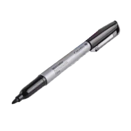 Marcador Caballito Permanente Fino Negro