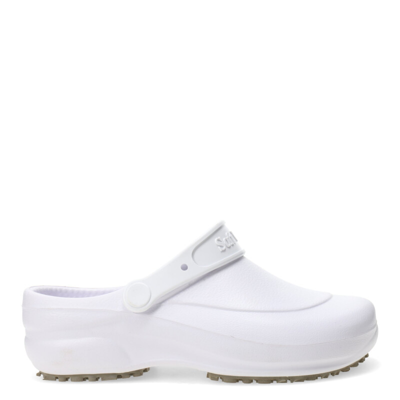 Zuecos Unisex SOFT WORKS antideslizante Blanco
