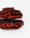 Broche Flores Broche Con Maxi Aplique - Rojo Metalizado