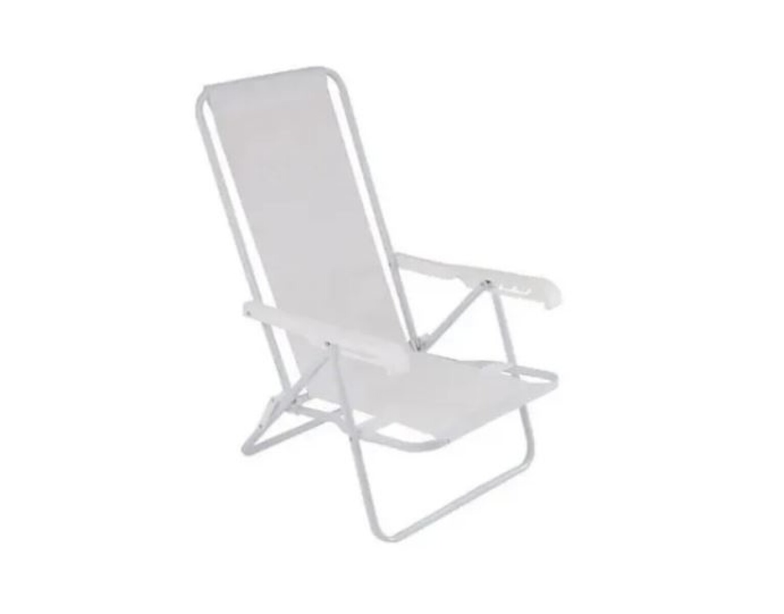 SILLA RECLINABLE 4 POSICIONES ACERO SANNET BLANCO 