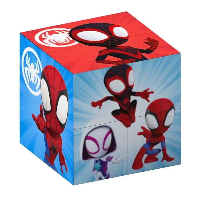 Spiderman – Cubo Rompecabezas de Imágenes MARVEL SPIDEY CUBO DE ENTRETENIMIENTO OFRECE UN DESAFIO ATRACTIVO COMBINA TODOS LOS LADOS PARA CREAR IMAGENES