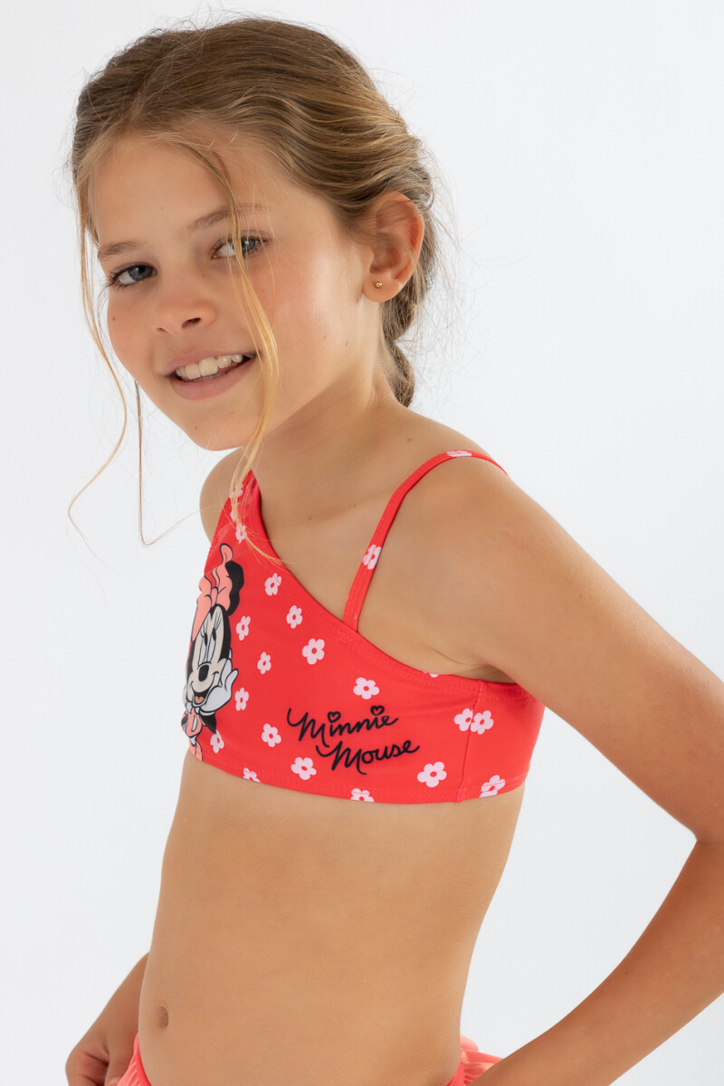 Bikini minnie 4-8a Rojo