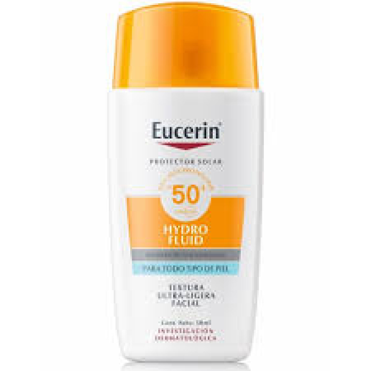 Eucerin SPF50+ Hydro Fluid para Todo Tipo de Piel 50 ml | Protector Solar Ligero y de Alta Protección