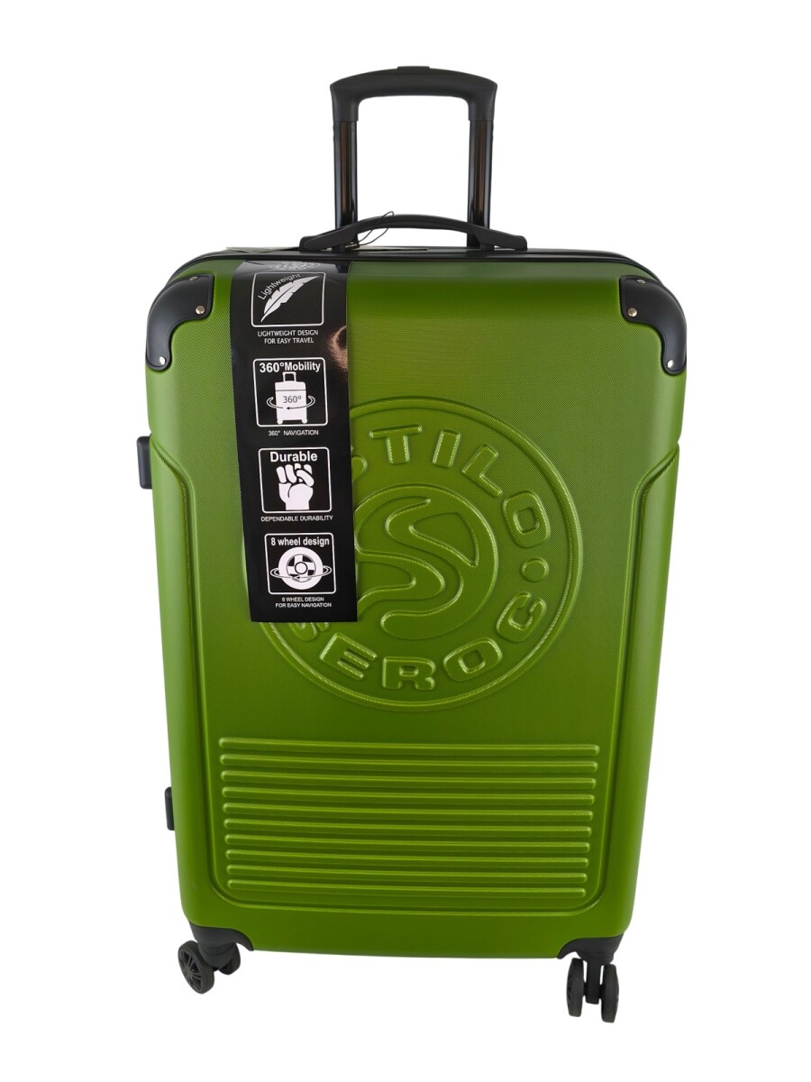 Valija grande ABS - Verde 