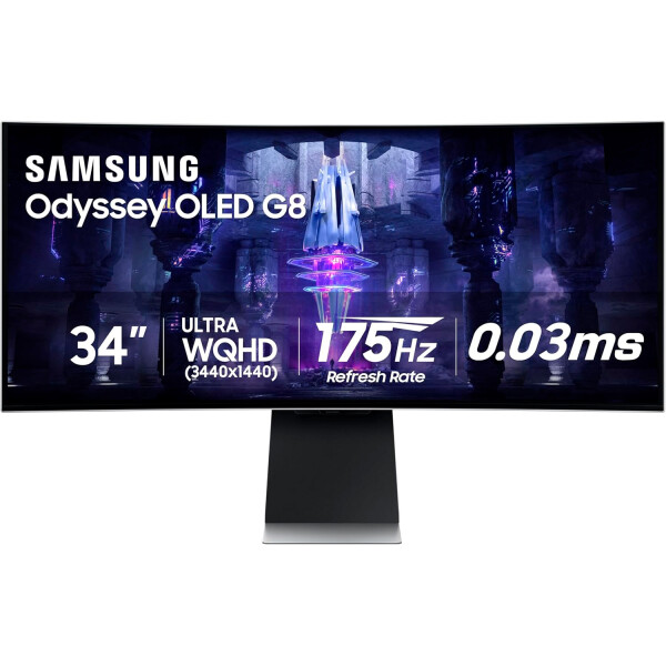 Monitor Samsung Odyssey G8 34" Oled Uwqhd 175hz Sv MONITOR SAMSUNG ODYSSEY G8 34 LS34BG850