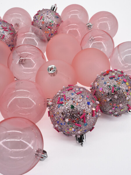 CHIRIMBOLOS BABY PINK SET X 24 ROSA CHICLE