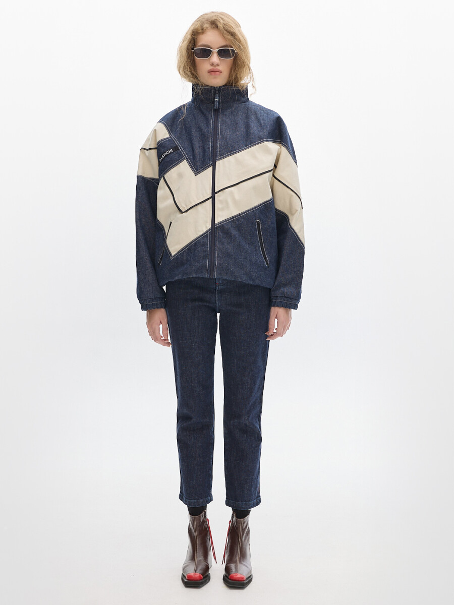 Campera Olímpica Denim Raw - Blue 