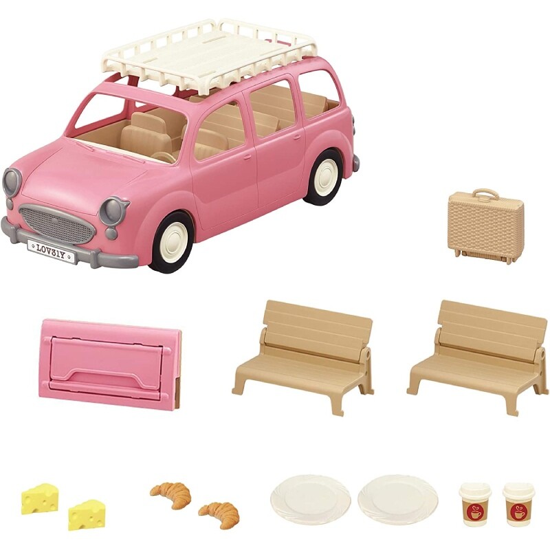 Camioneta Familiar Para Picnic Sylvanian Camioneta Familiar Para Picnic Sylvanian