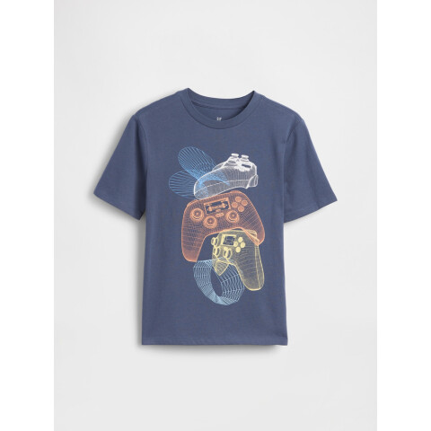 JULY SS VALUE GRAPHIC TEE BLUE RIDGE