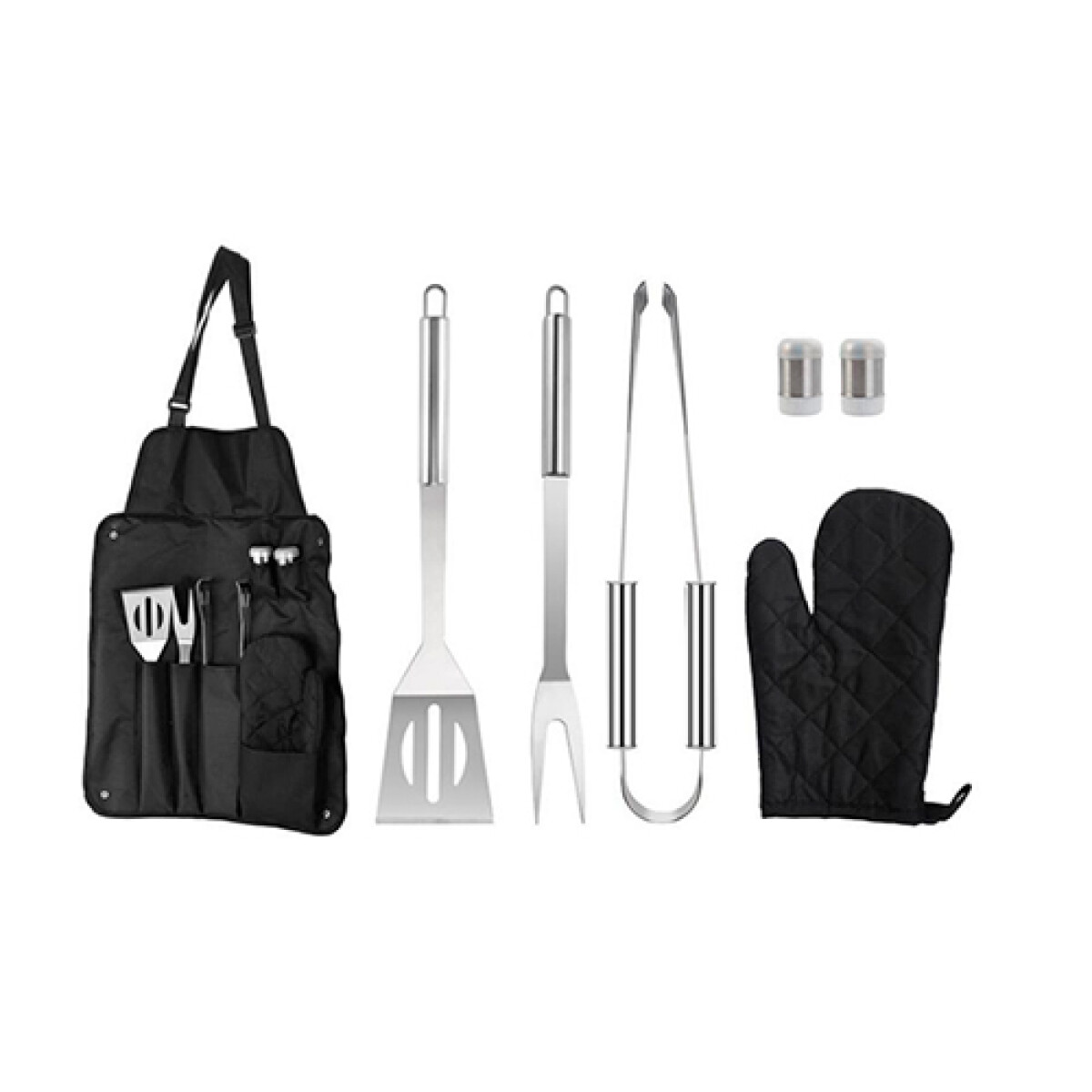 Delantal para Parrilla con 6 Accesorios 