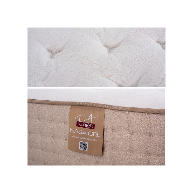 Somier Resorte Nasa Gel 2 Plazas 138 x 188 x 72