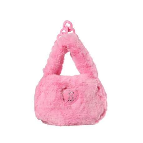 Cartera plush Barbie fucsia