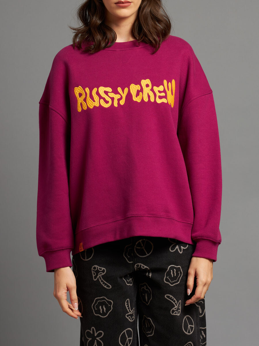 SWEATER SUVA RUSTY - Magenta 