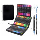 Set 60 Marcadores De Doble Punta Varios Colores Con Estuche Set 60 Marcadores De Doble Punta Varios Colores Con Estuche