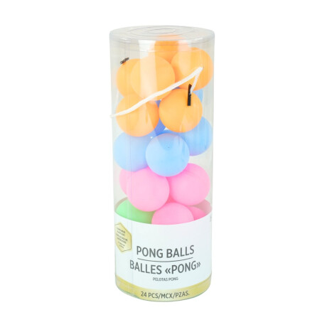 Set de 24 pelotas de ping pong color pastel Set de 24 pelotas de ping pong color pastel