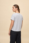 REMERA HEGRA Gris Melange