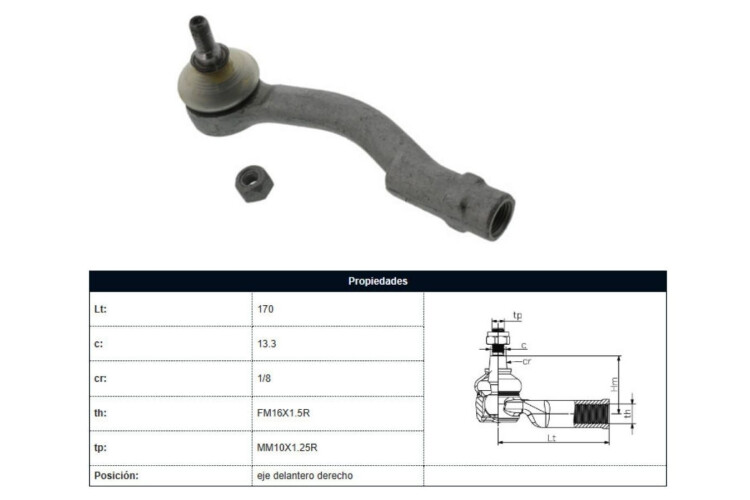 Puntero Hyundai Tucson, Kia Sportage 04-25 Der Puntero Hyundai Tucson, Kia Sportage 04-25 Der