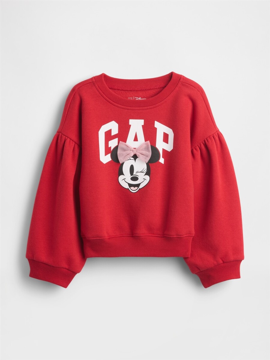 Buzo Deportivo Logo Gap Disney Toddler Niña - Modern Red 