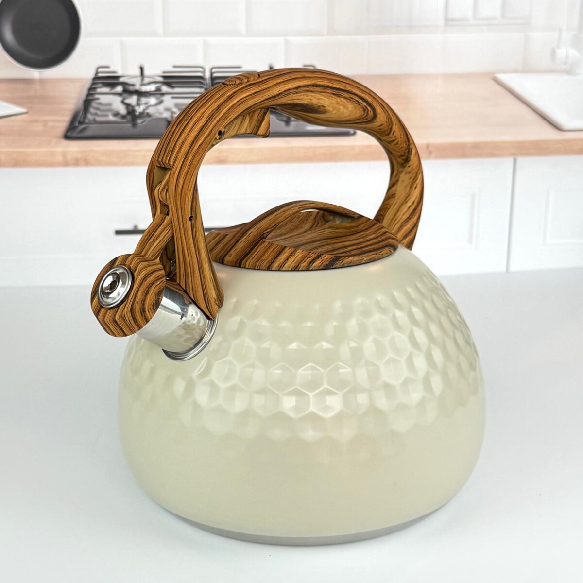 Caldera de Acero Inoxidable 3L | Off White 