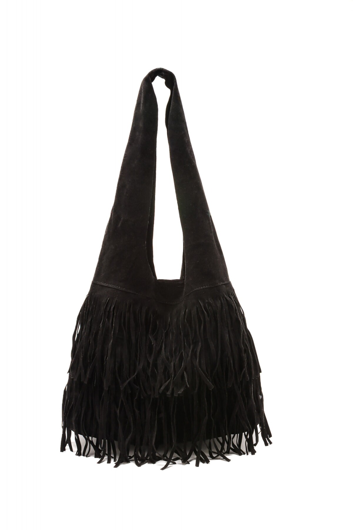 Bolso Flecos Negro