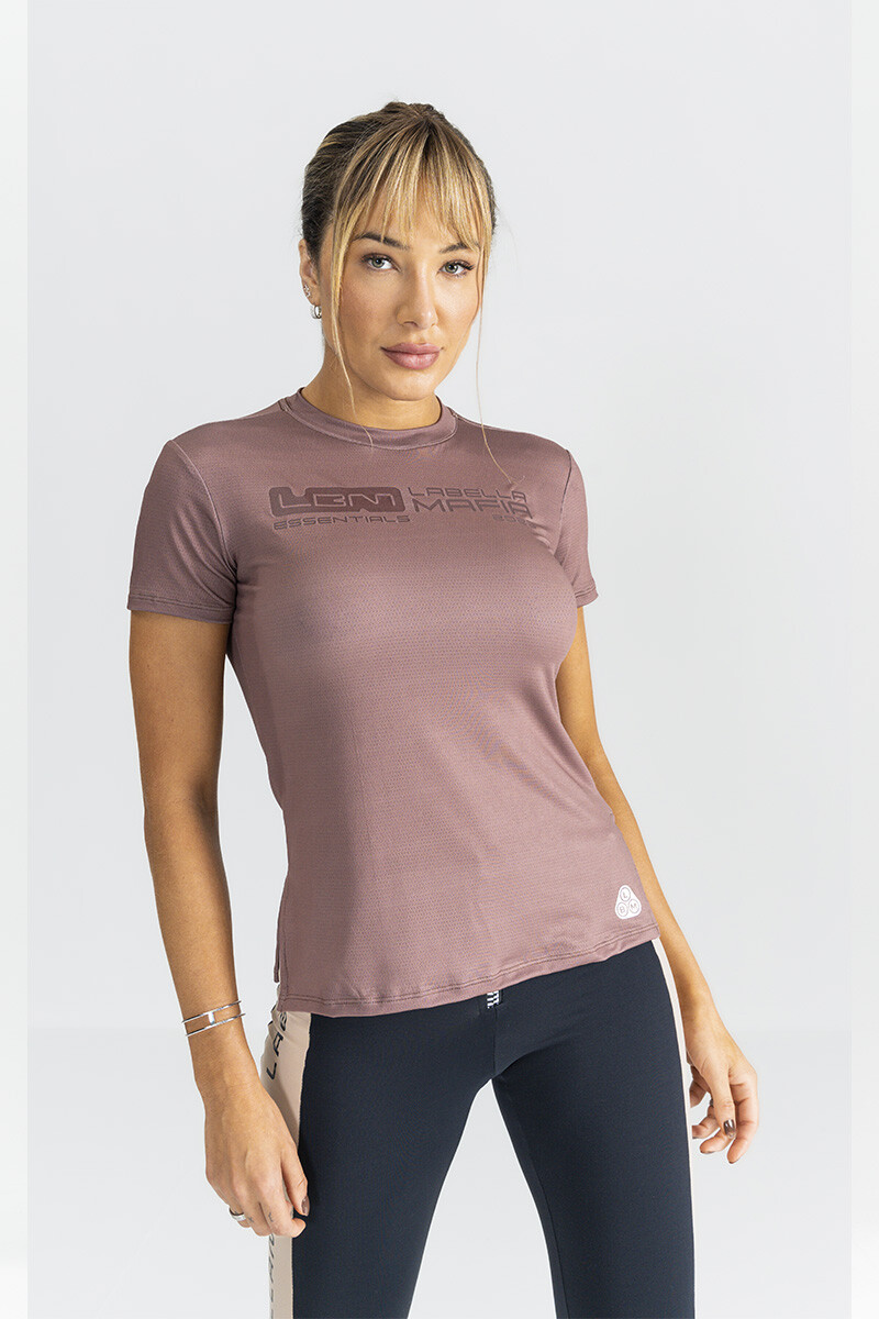 T-SHIRT MARRON LBM 